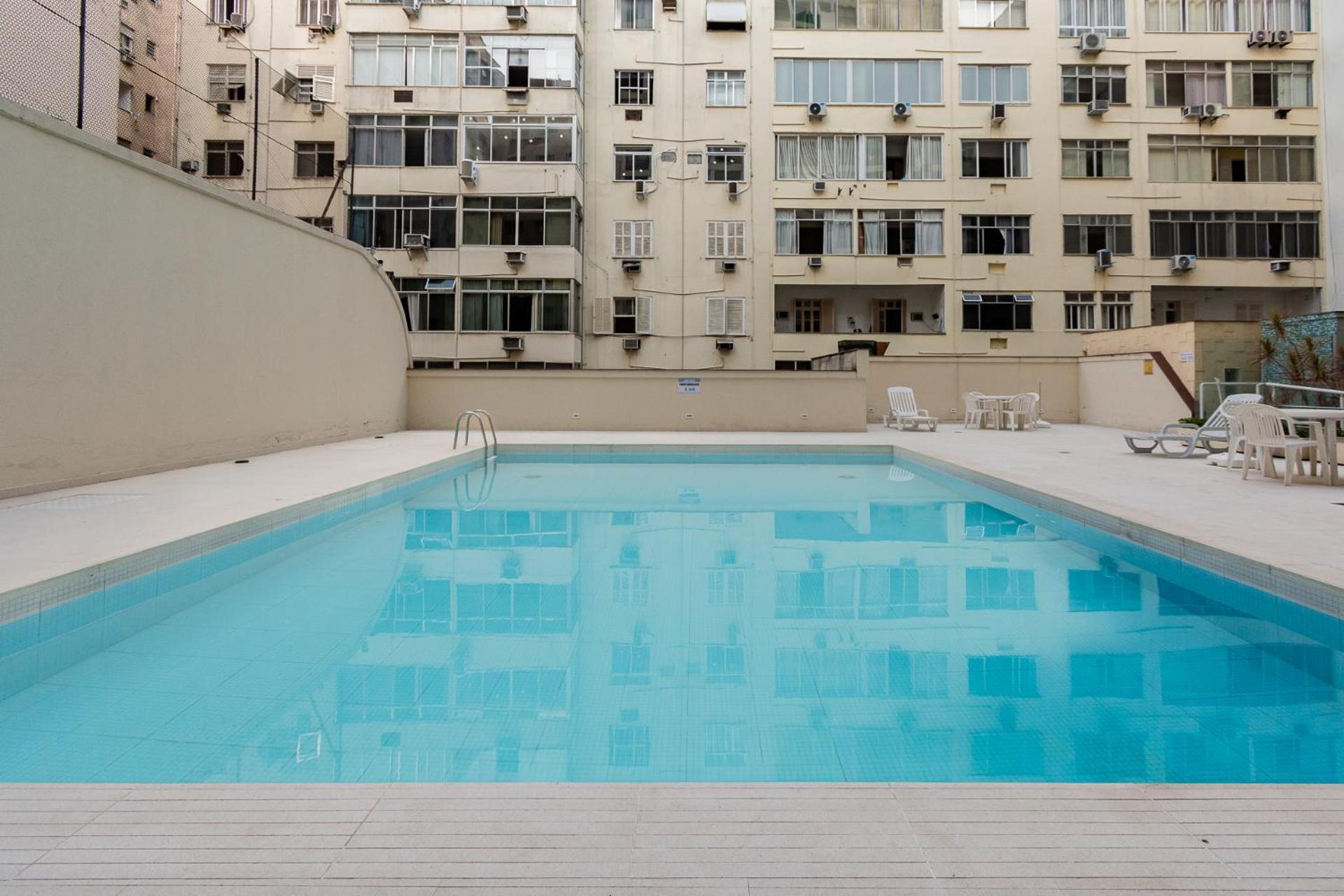Flat Posto 6 Com Piscina - Copacabana Rio de Janeiro Eksteriør bilde
